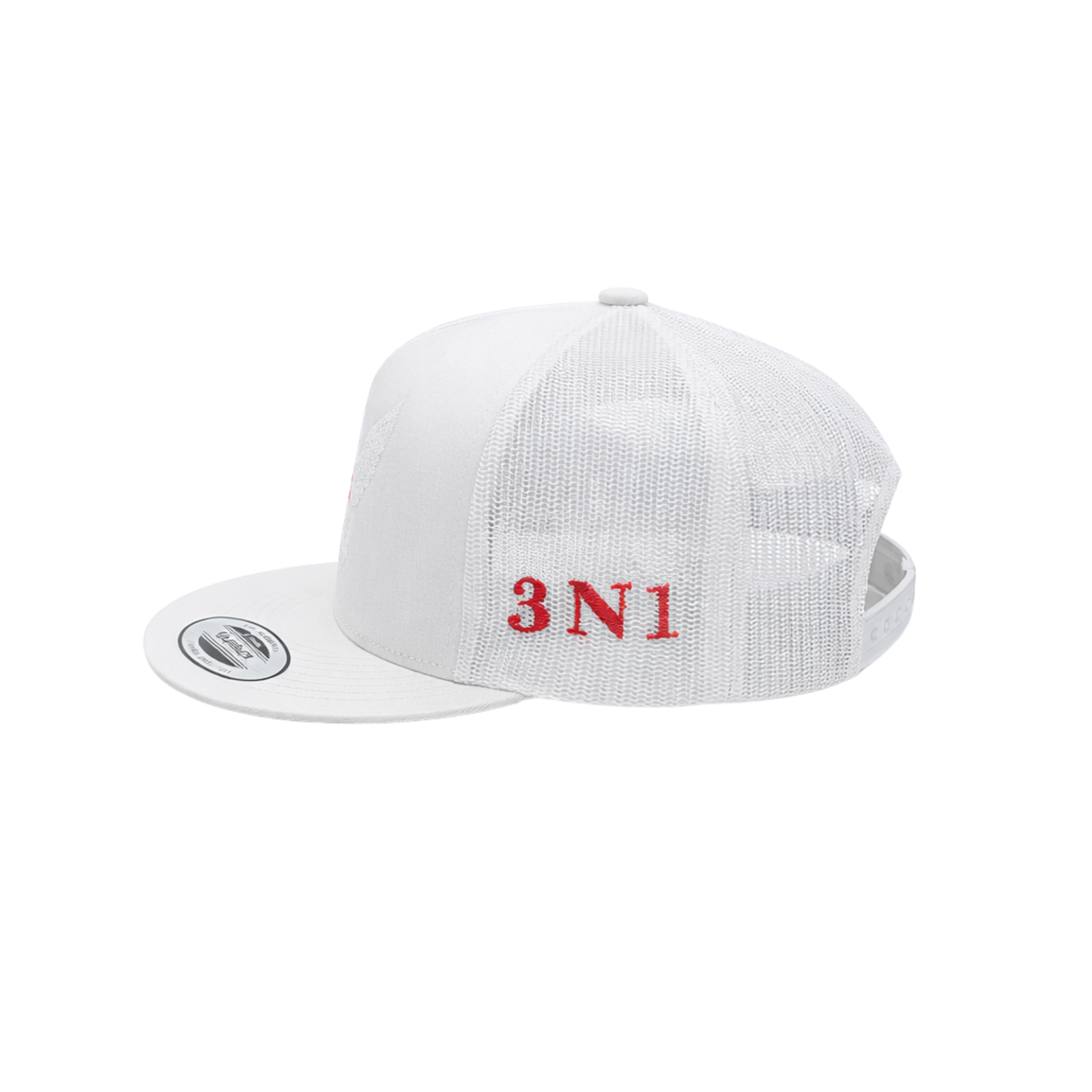 3N1 Trucker Snapback – White Dove Edition