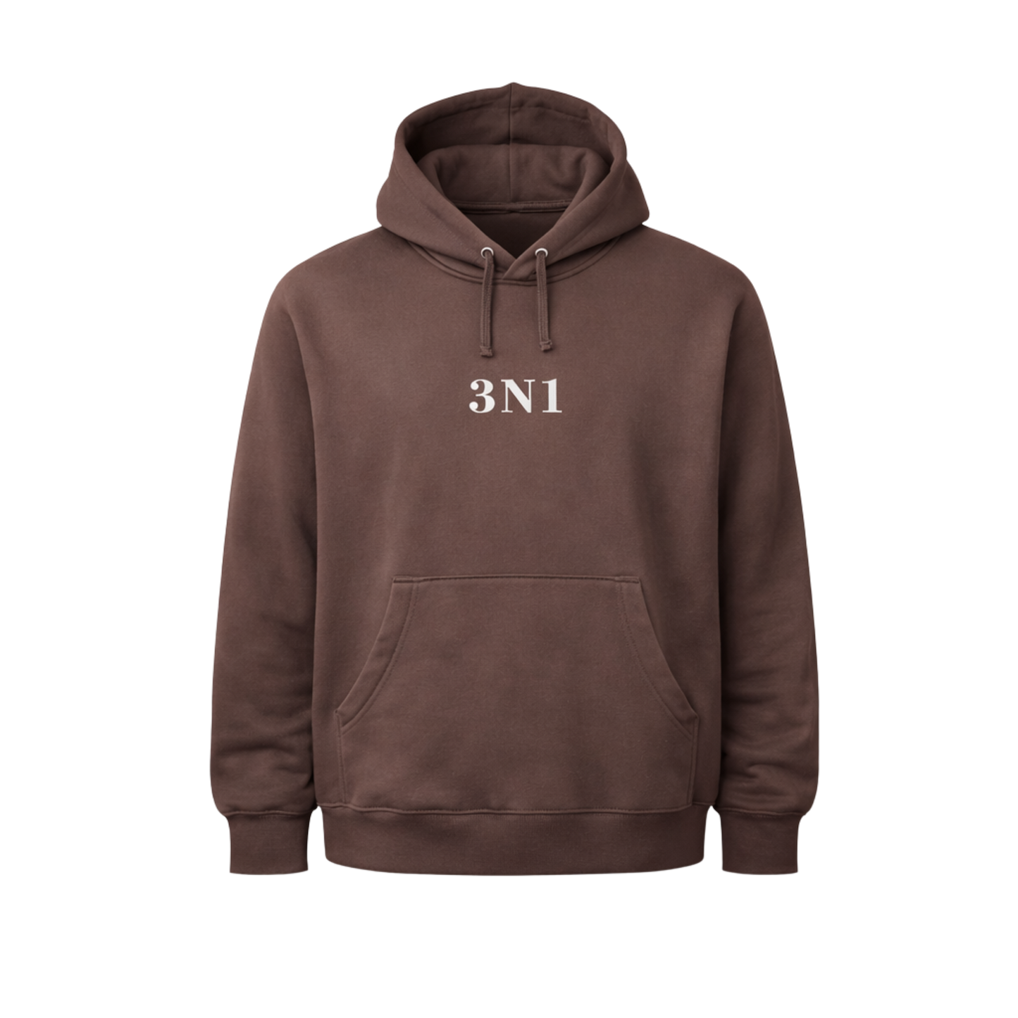 3N1 Faith Hoodie – All Brown w/ Dove & Cross Edition