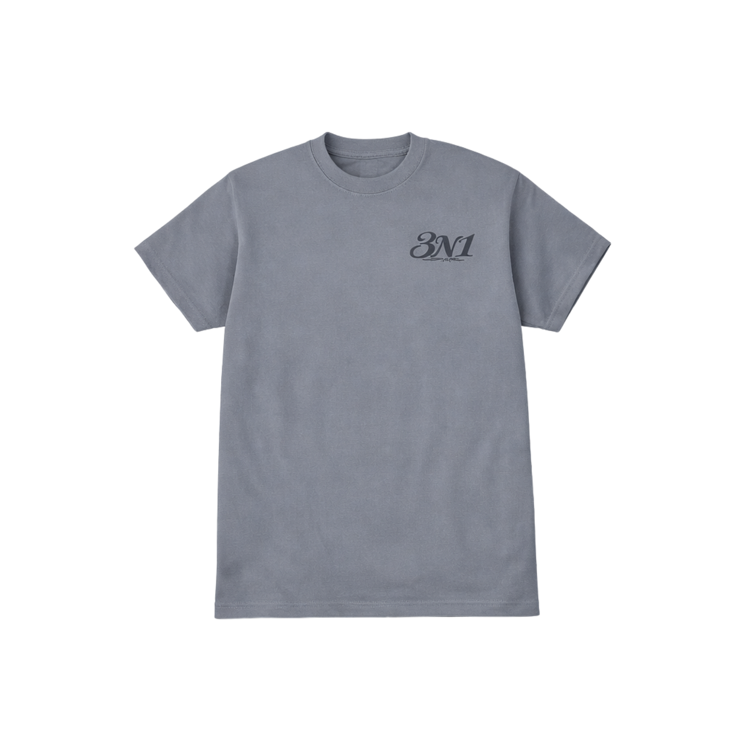 Washed Gray/Blue 3N1 "Anointed, Not Lucky" T-Shirt