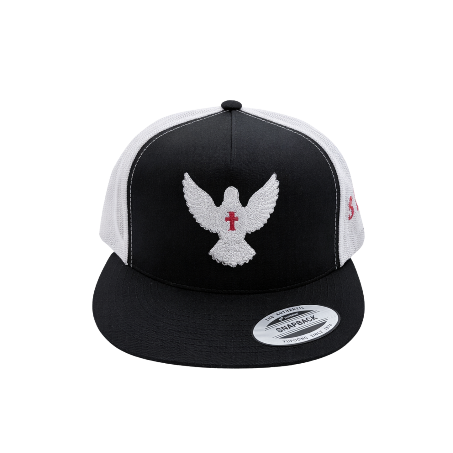 3N1 Trucker Snapback – Black & White Dove Edition