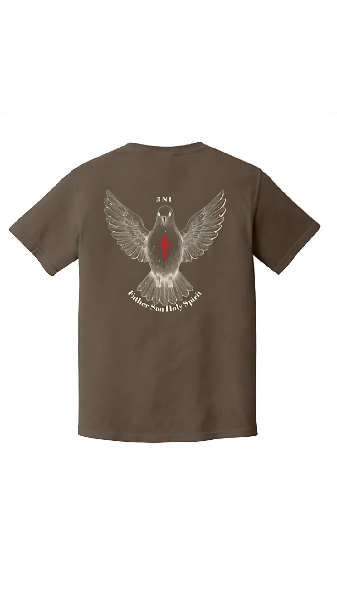 3N1 Dove Faith T-Shirt – Brown Fade Edition