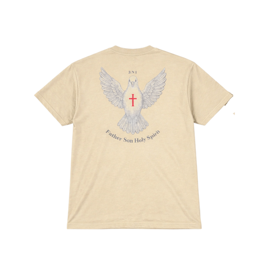 3N1 Cream White Father Son Holy Spirit T-Shirt